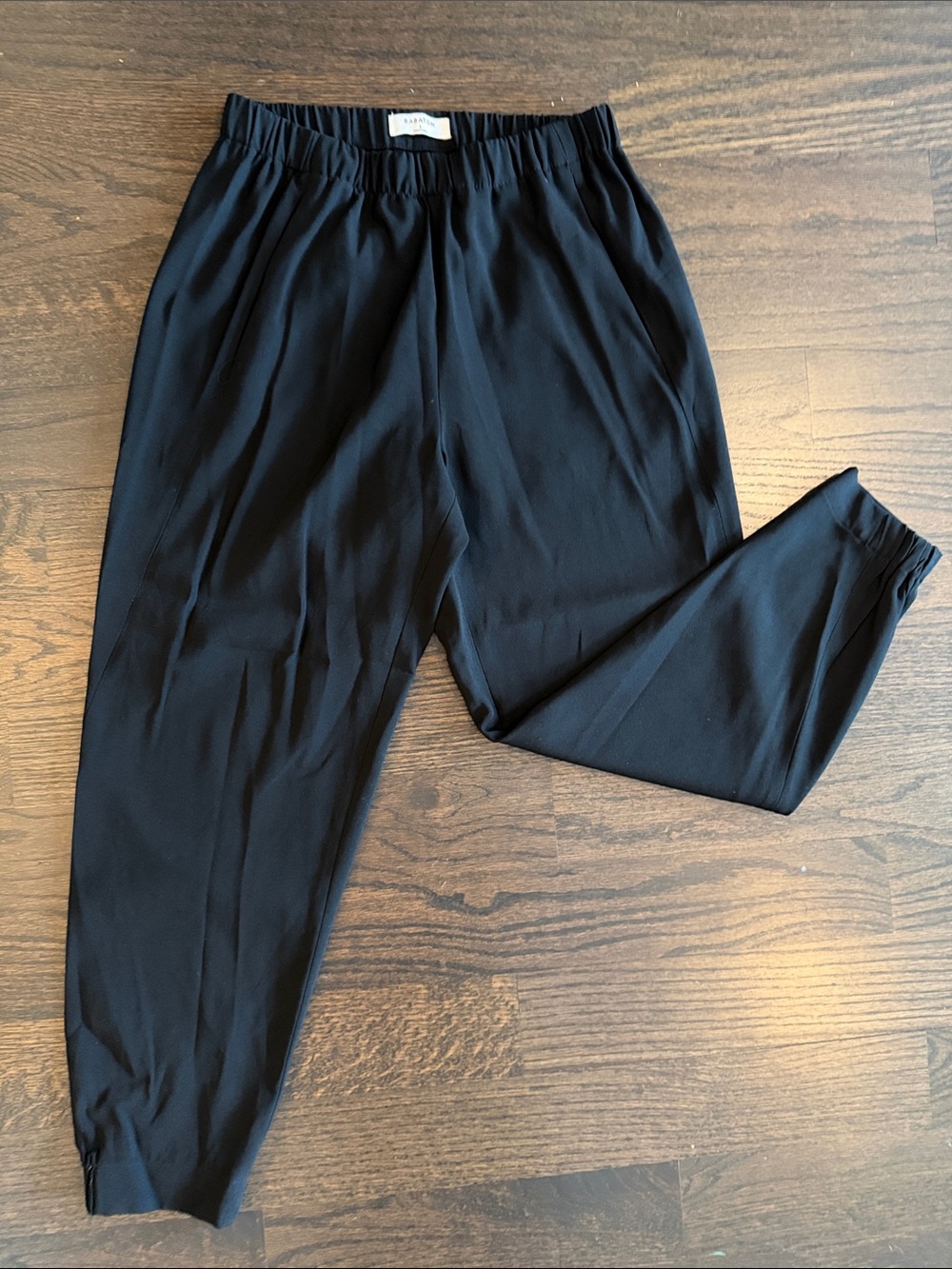 Babaton Black Relaxed Tapered Pants